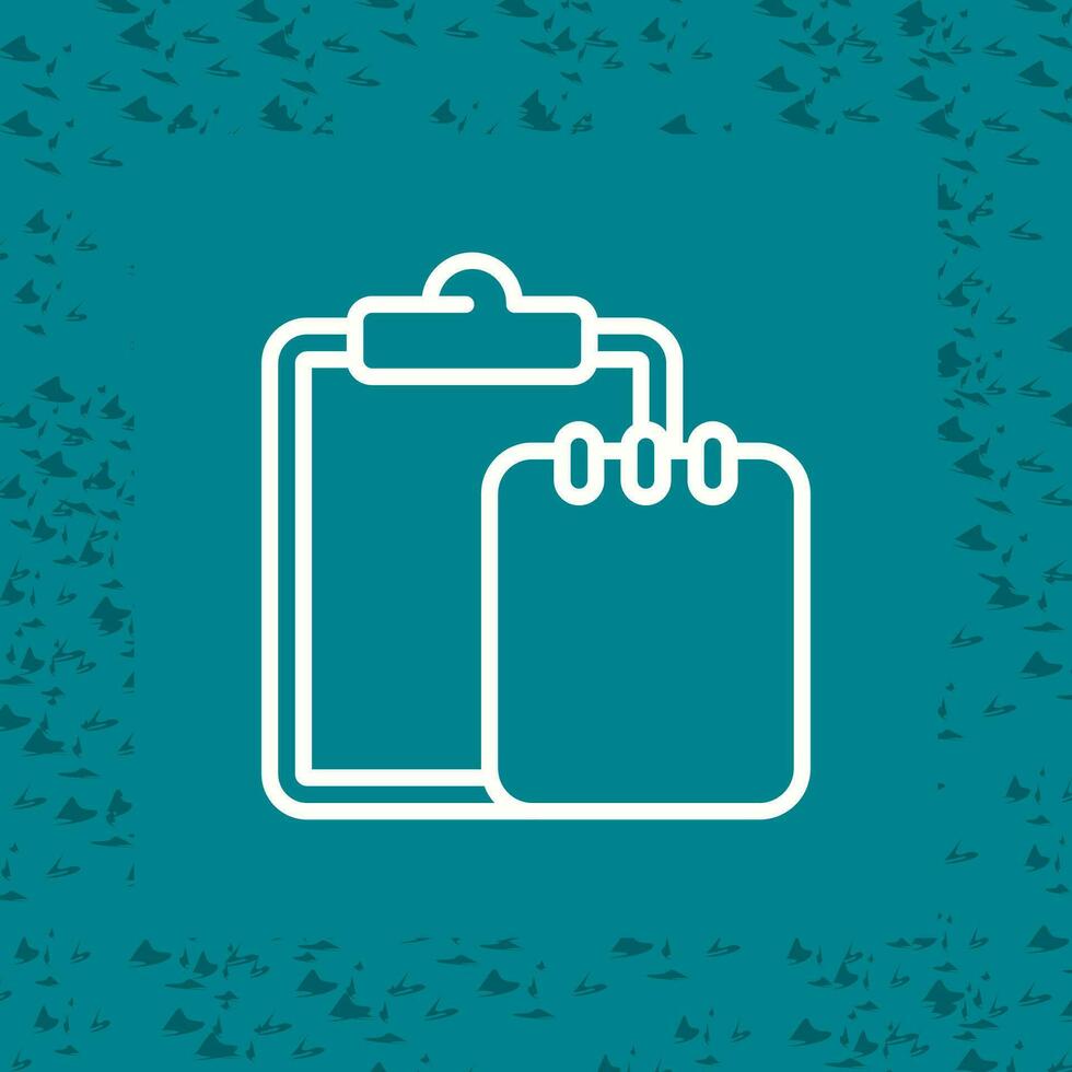 Task list with writing pad Vector Icon
