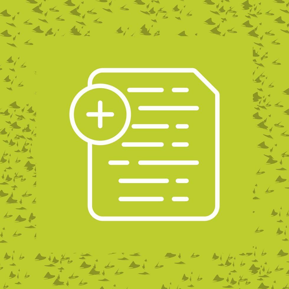 Document Insert Icon Vector Icon