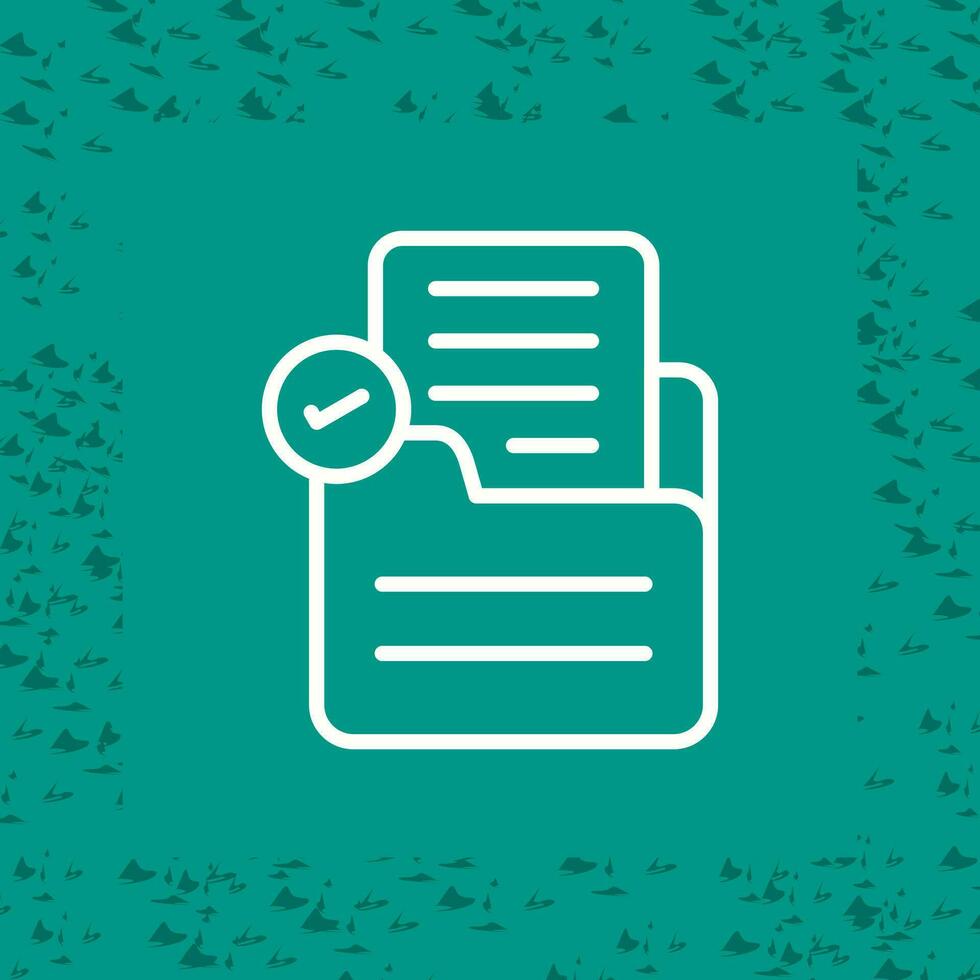 Document Check Vector Icon