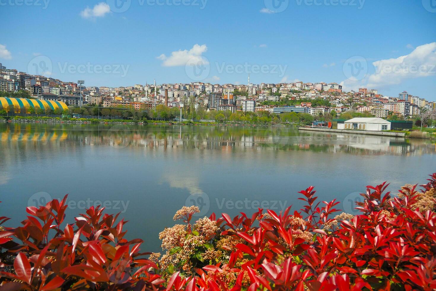 view of Bosporus in Istanbul in turkey . photo