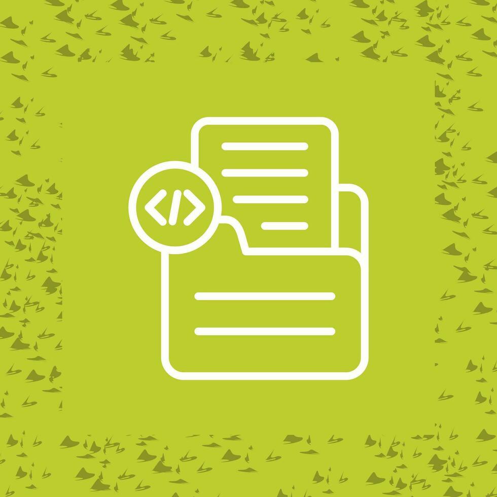 Document Insert Code Vector Icon