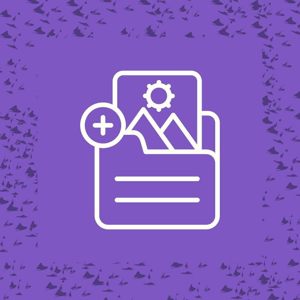 Document Insert Image Vector Icon