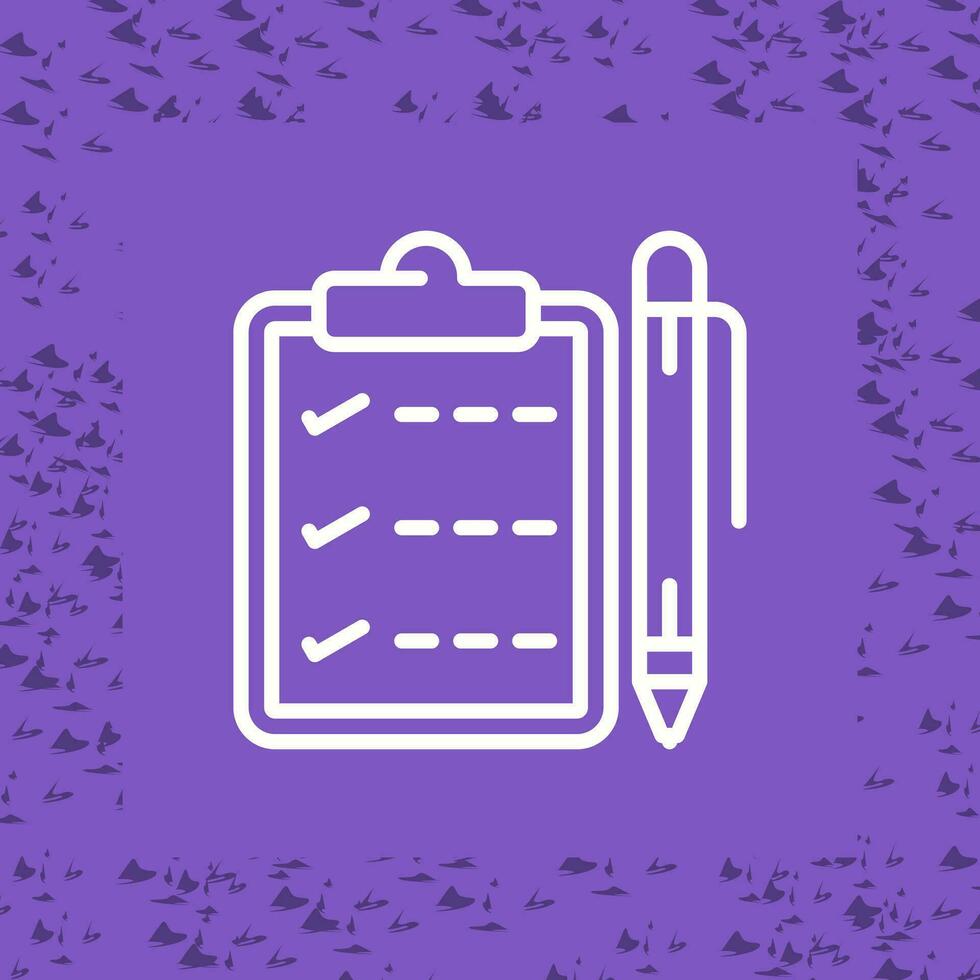 Notepad with pen Vector Icon