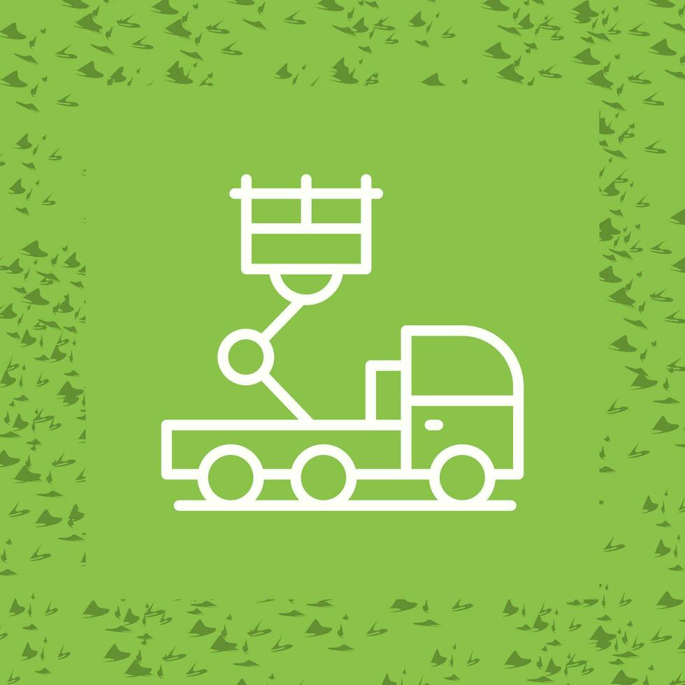 Ladder Truck Vector Icon