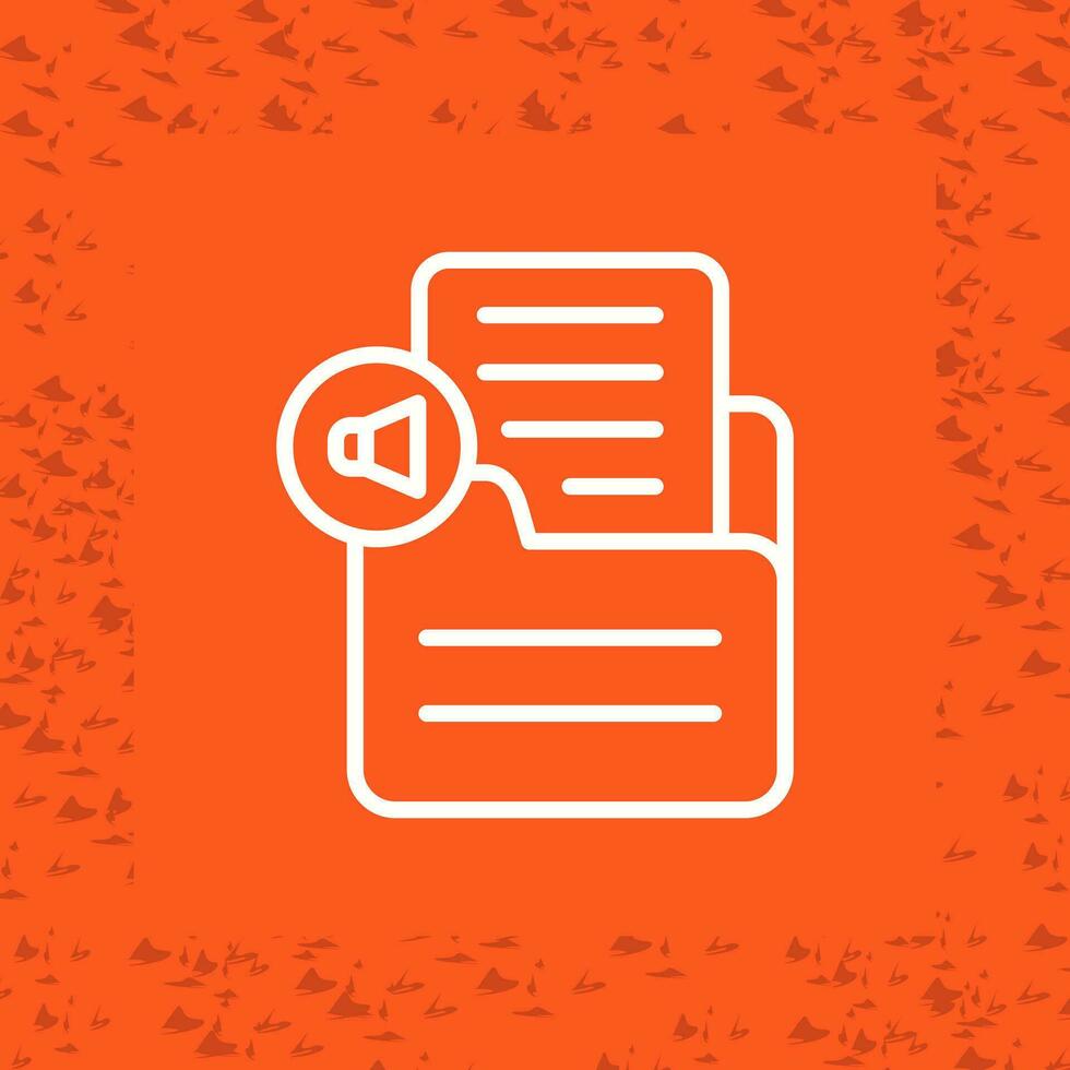 Document Insert Audio Vector Icon
