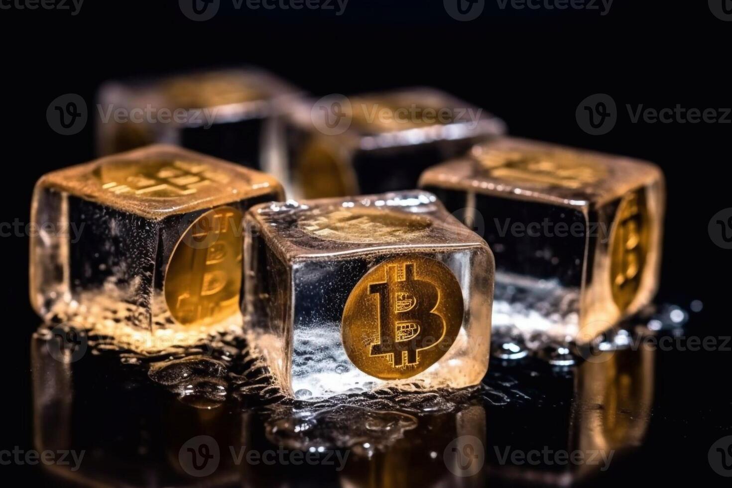 Bitcoin is a virtual currency, but this coin is a symbol of Bitcoin photo