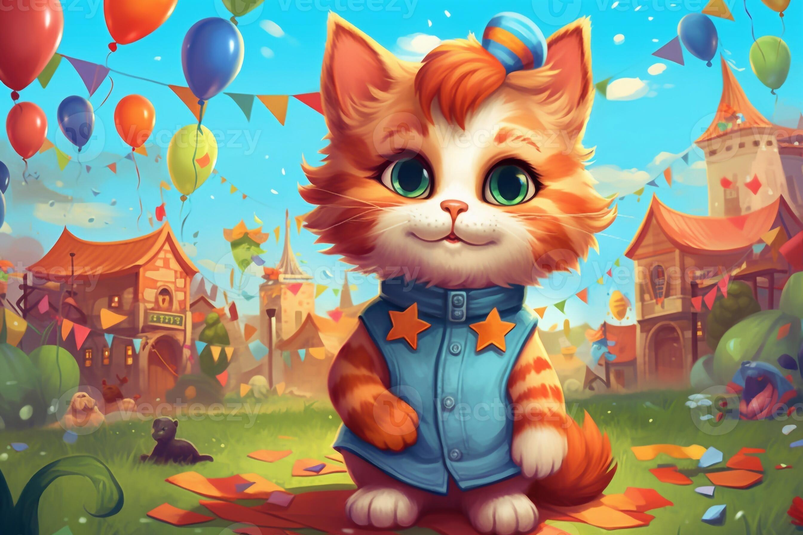 Happy International World Cat Day 26463532 Stock Photo at Vecteezy