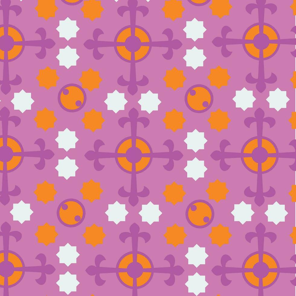 Indonesian Traditional Floral Pattern vector