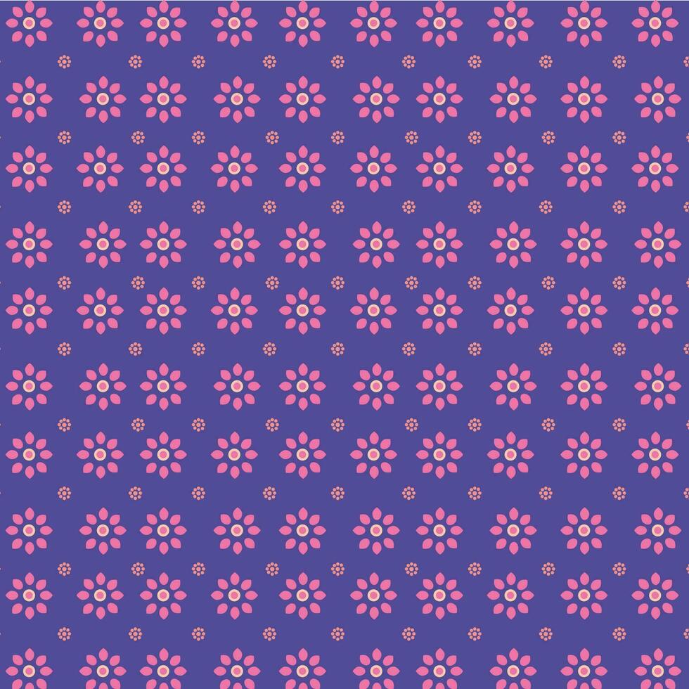 Indonesian Traditional Floral Pattern vector