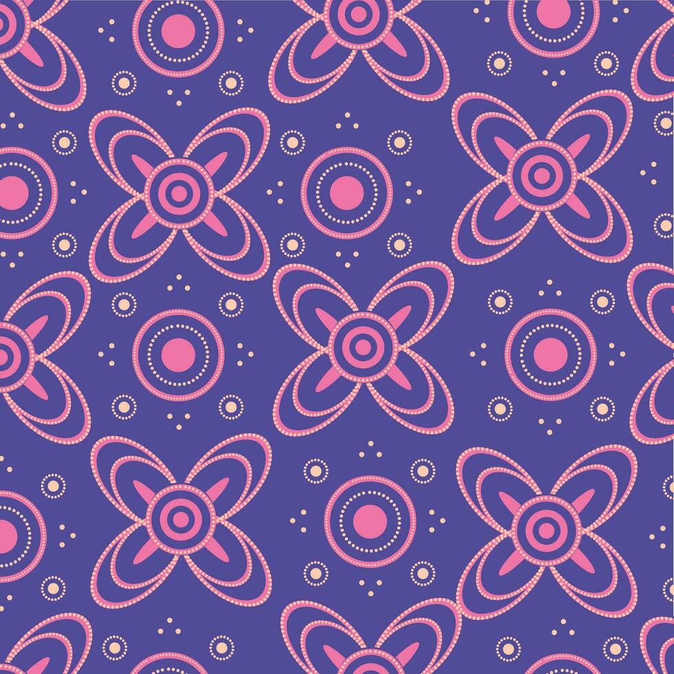 Indonesian Traditional Floral Pattern vector