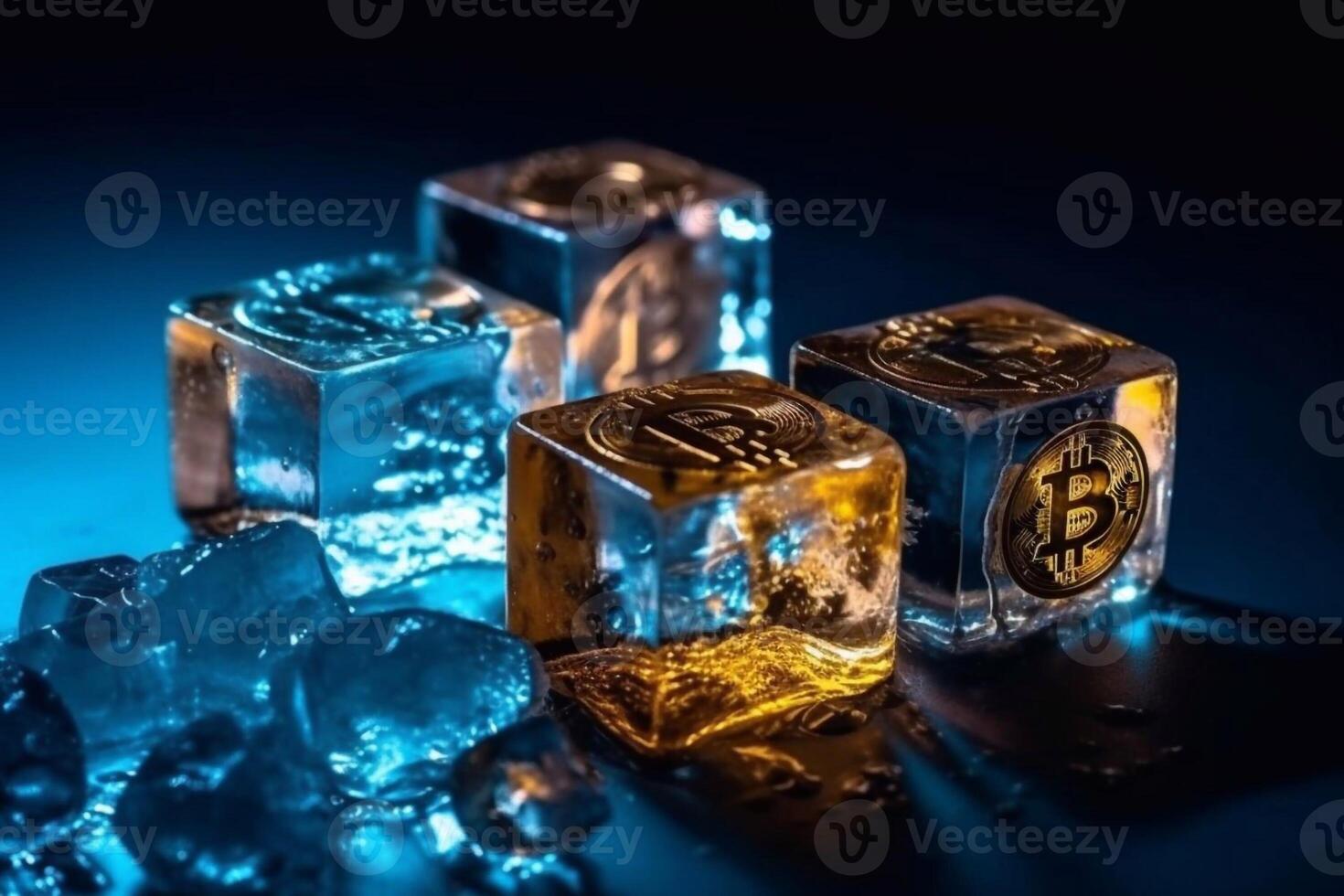 Bitcoin is a virtual currency, but this coin is a symbol of Bitcoin photo