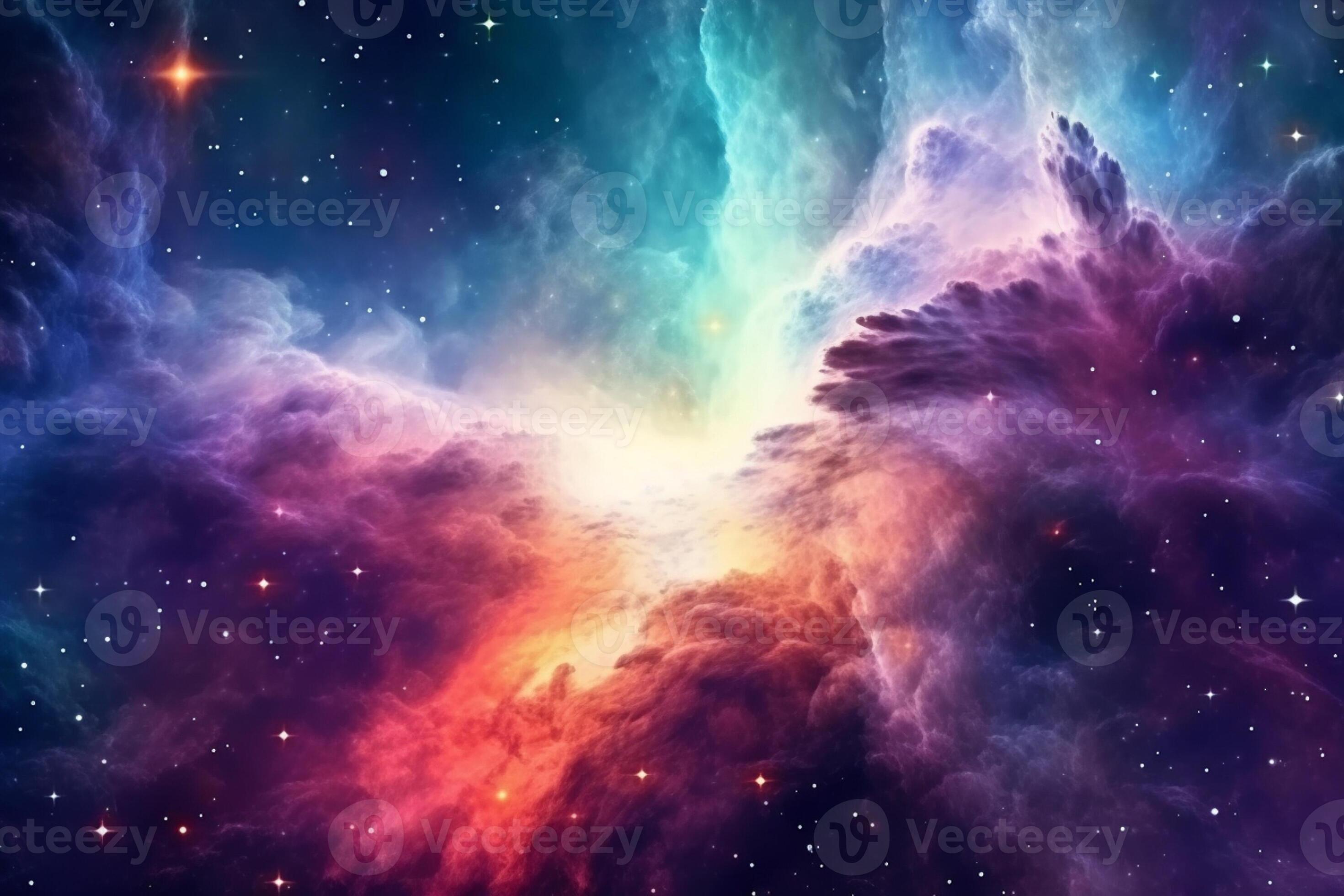 HD Wallpaper of colorful space stars galaxy nebula 3D rendering Generative  AI 26464925 Stock Photo at Vecteezy