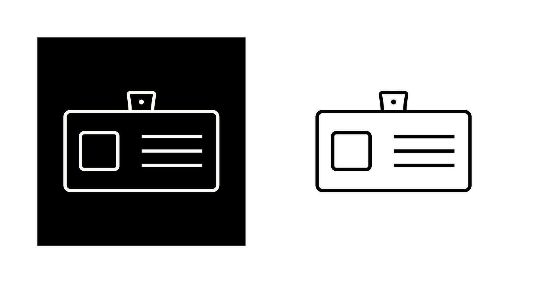 Identity Card Vector Icon