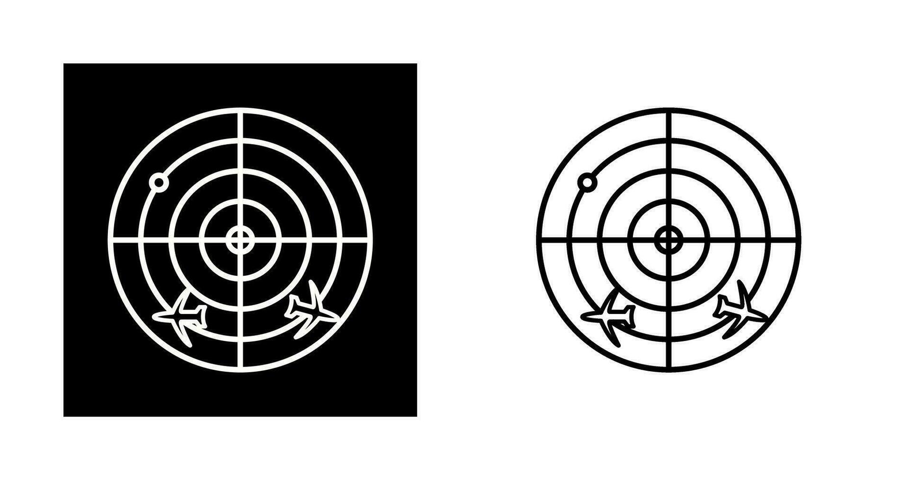 Radar Screen Vector Icon