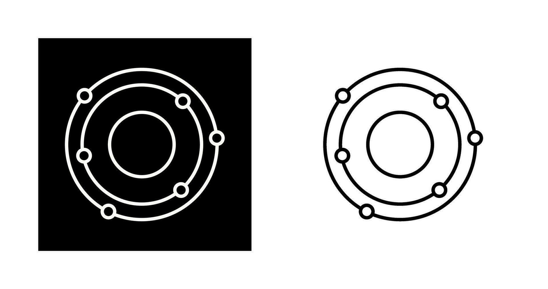 Atomic Structure Vector Icon