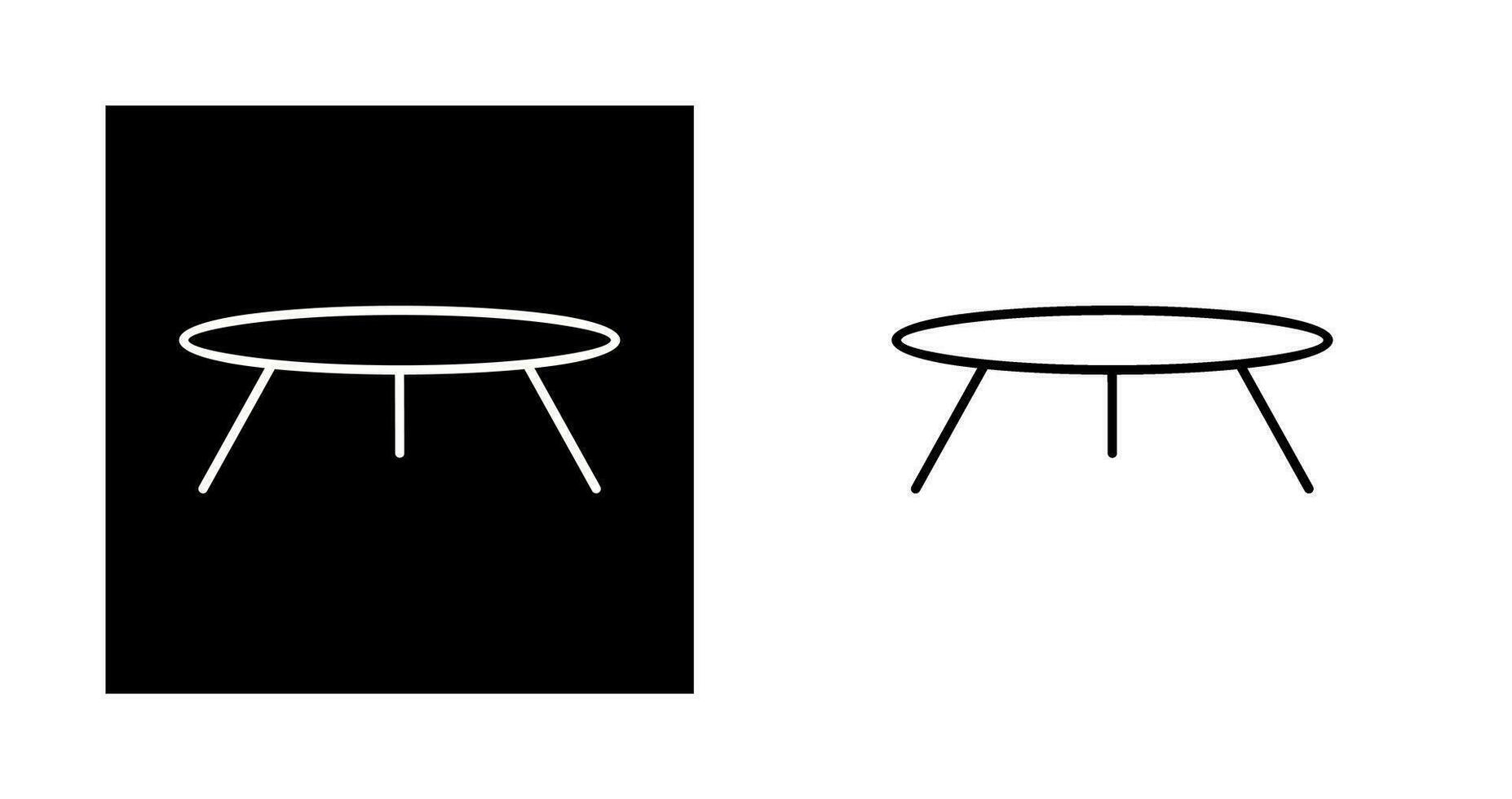 Small Table Vector Icon