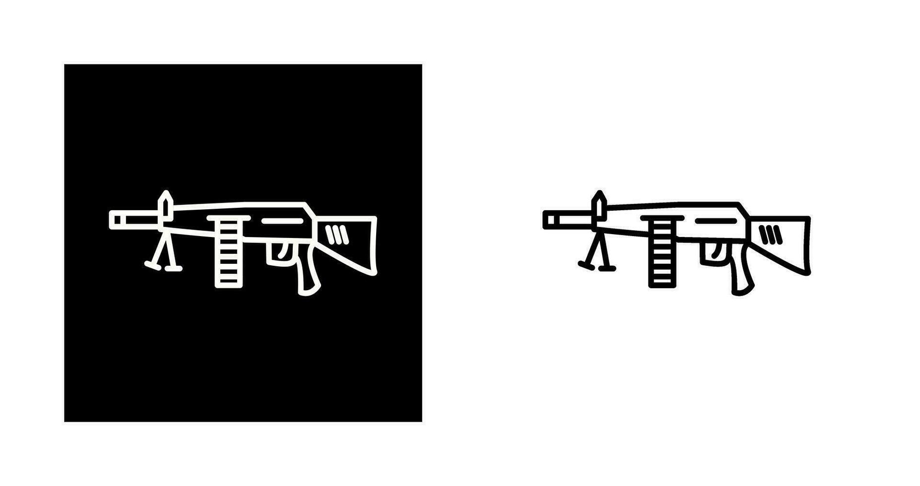 Machine Gun Vector Icon