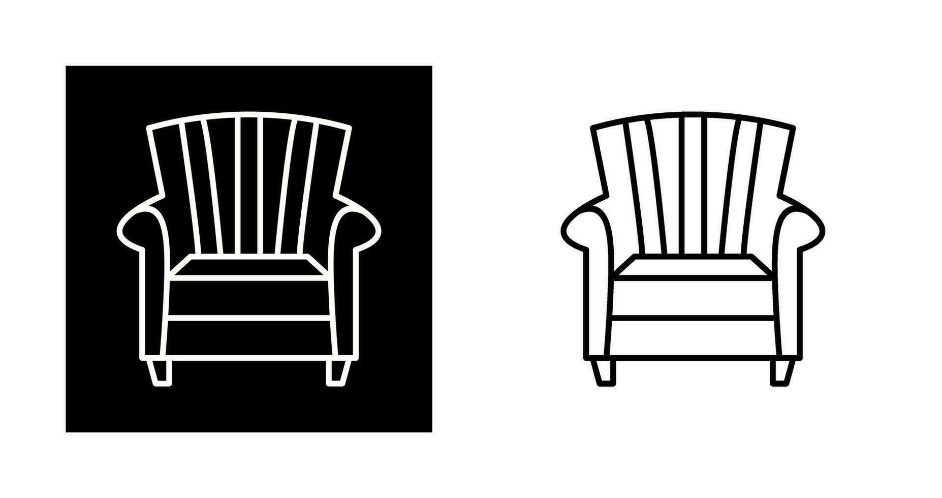 Single Sofa Vector Icon