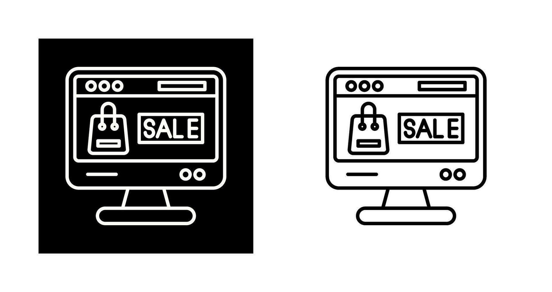 Online Sale Vector Icon