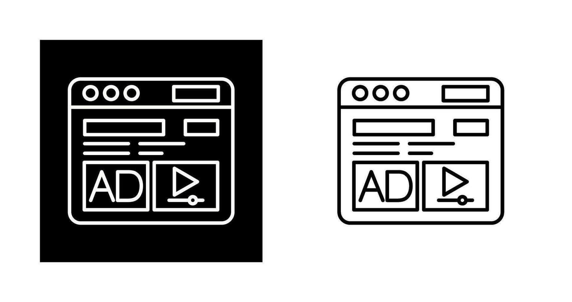 AD Vector Icon