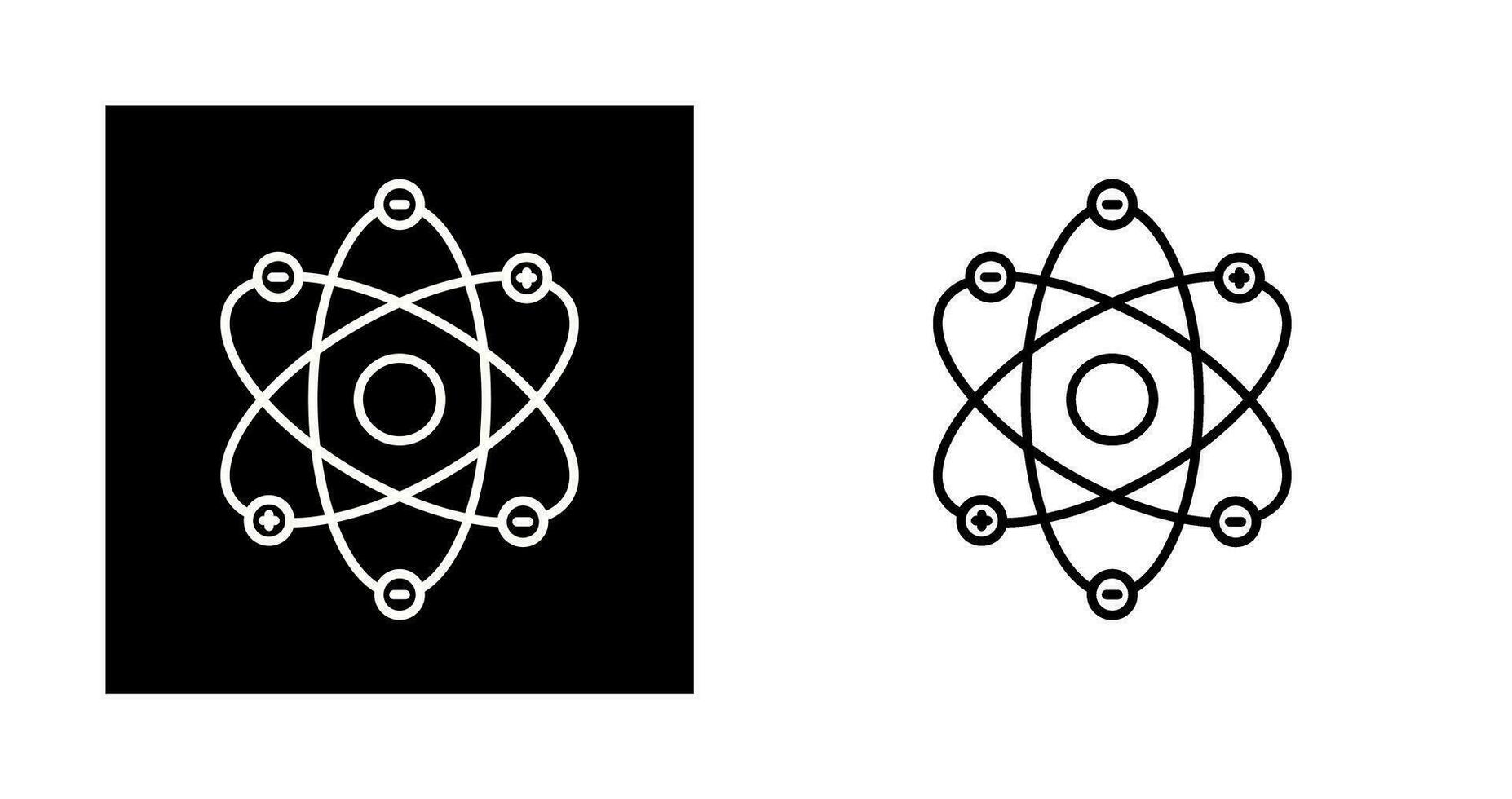 Atom Structure Vector Icon