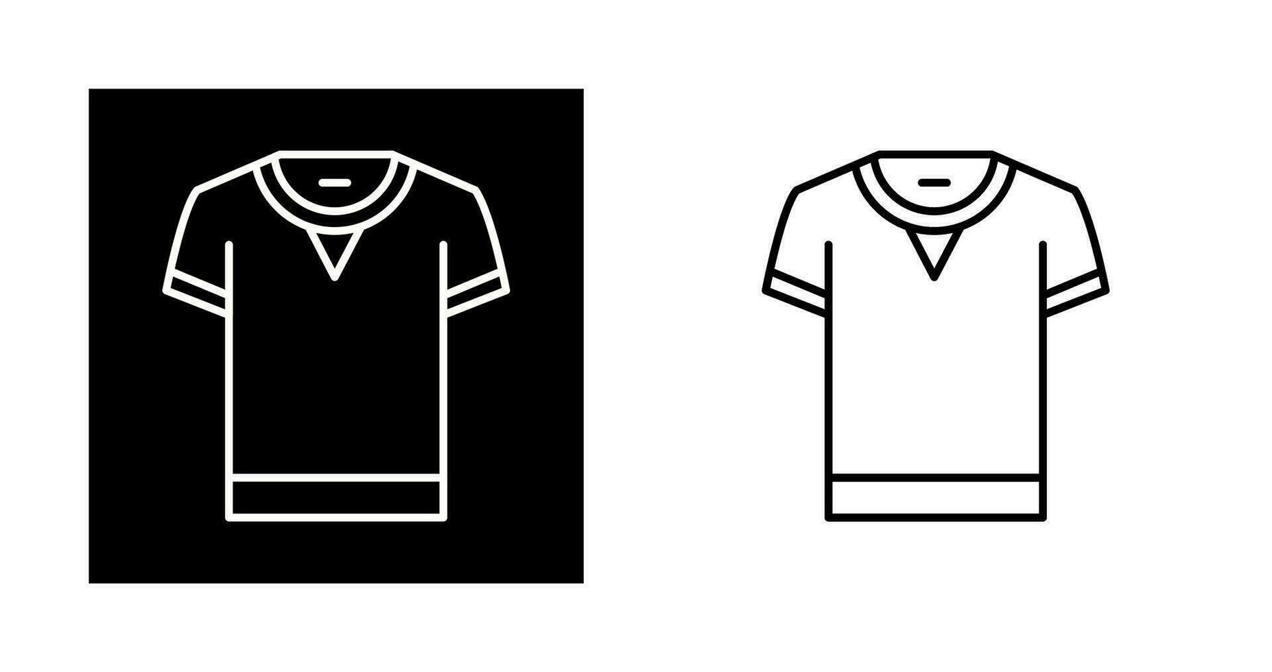 icono de vector de camiseta