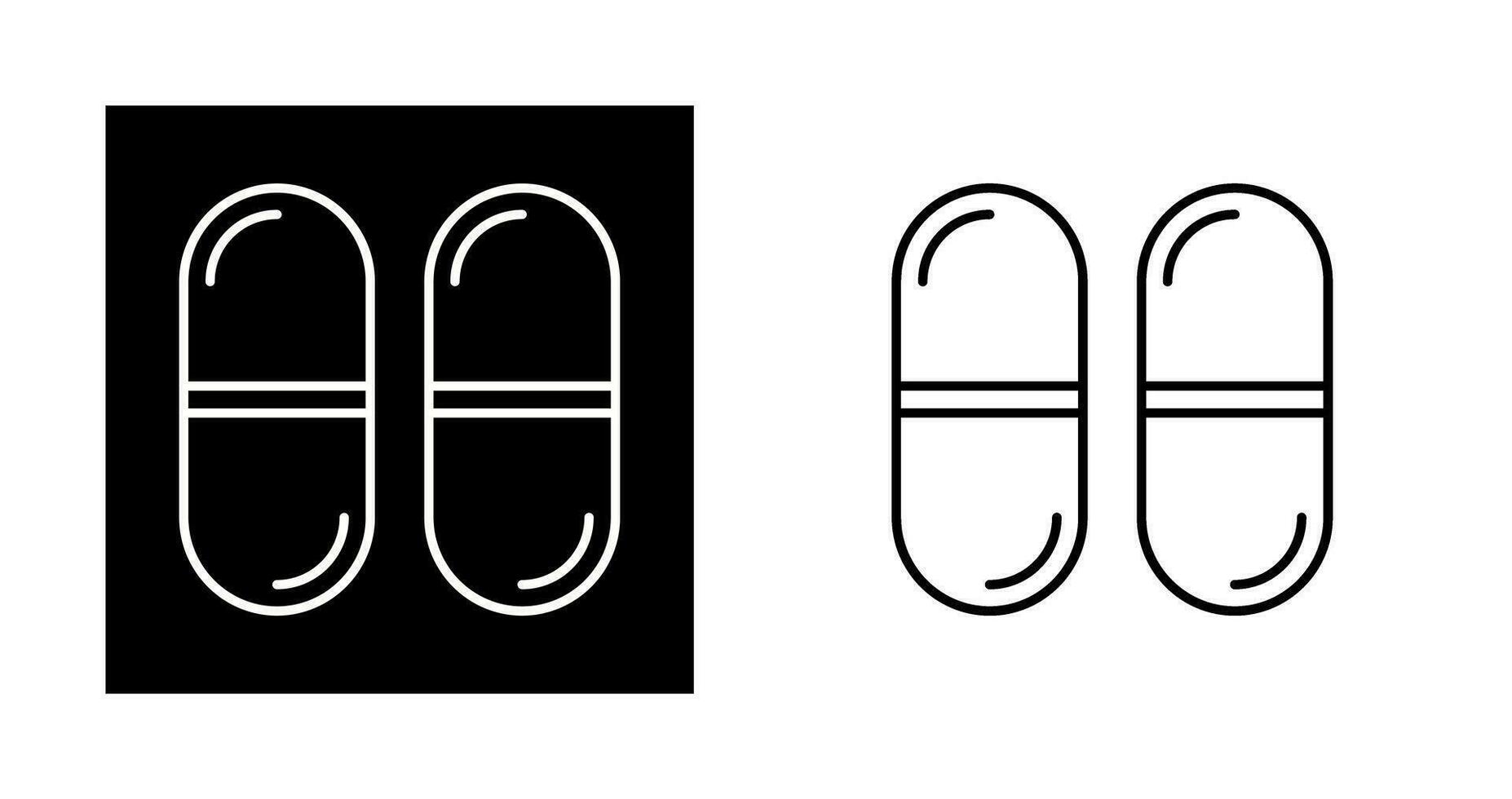 Capsules Vector Icon