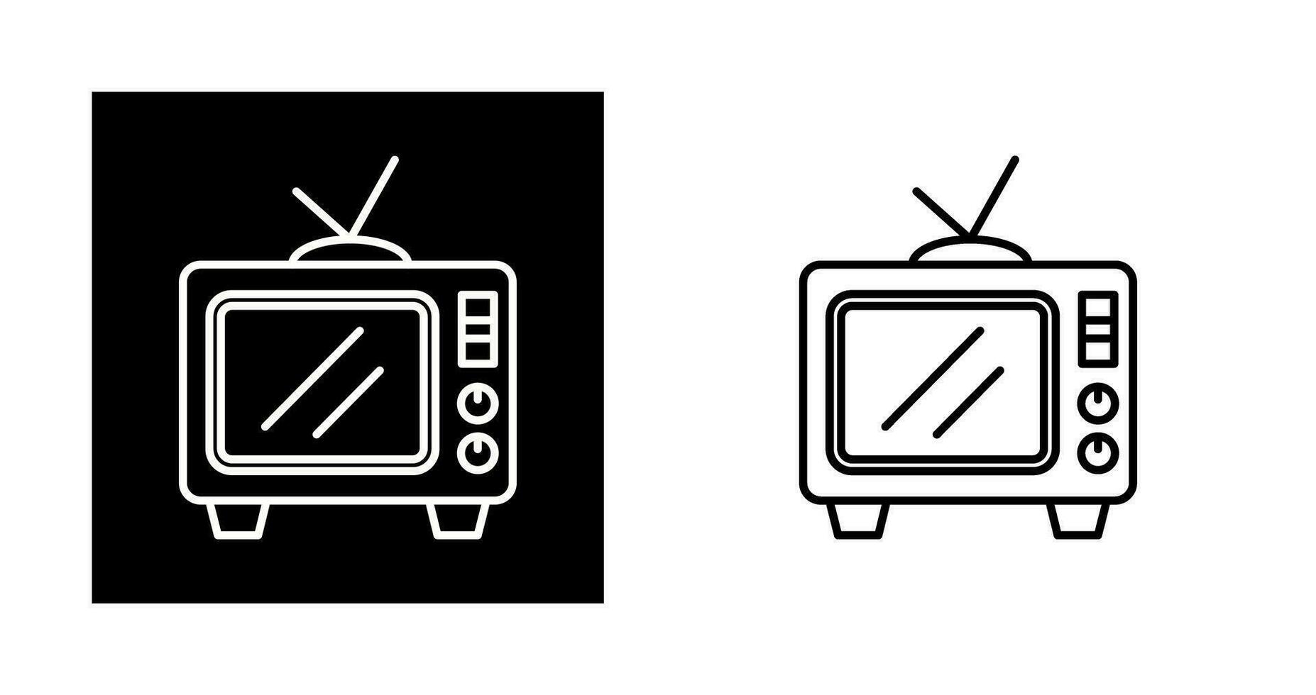 icono de vector de tv