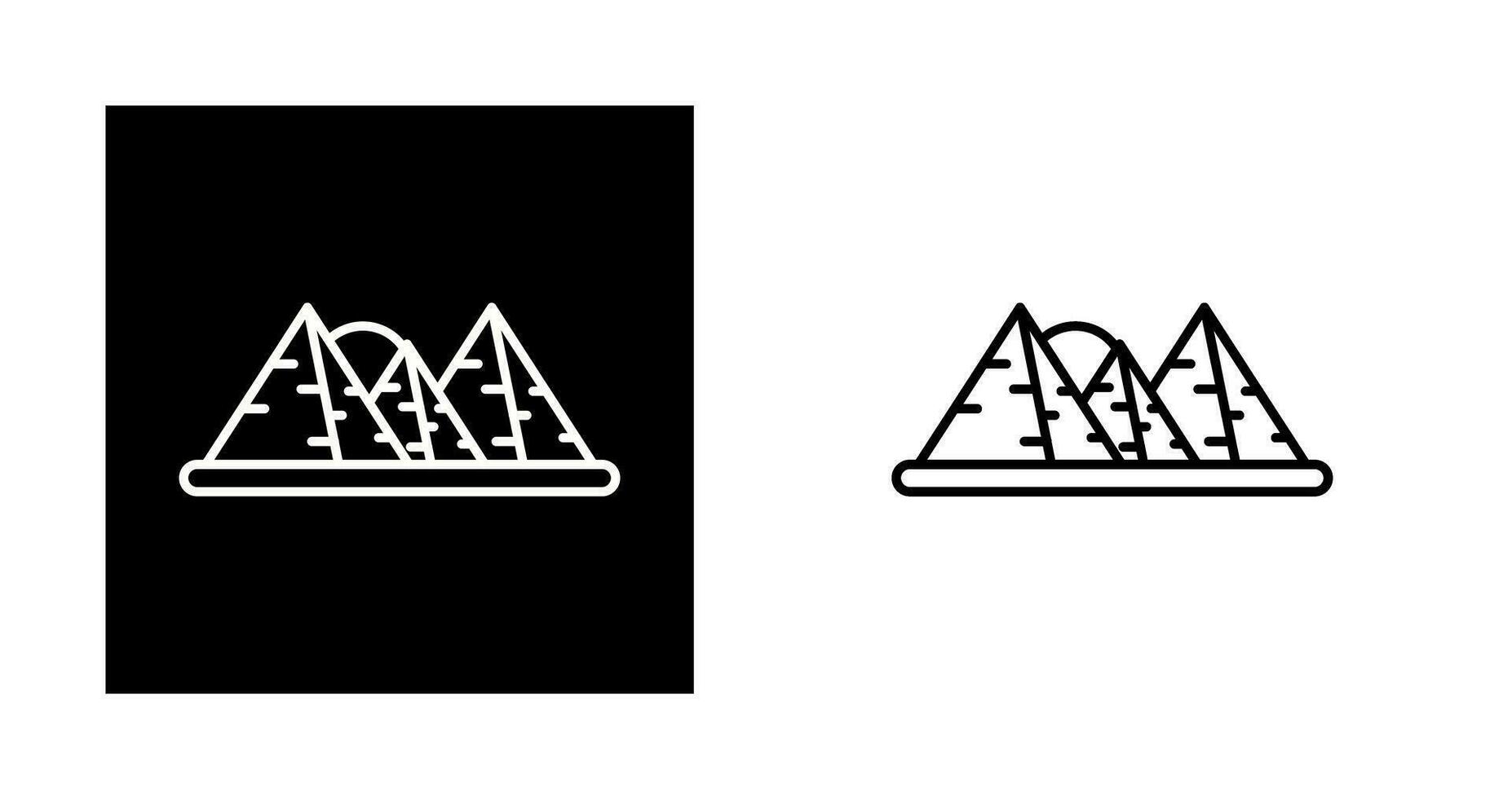 Pyramid Vector Icon