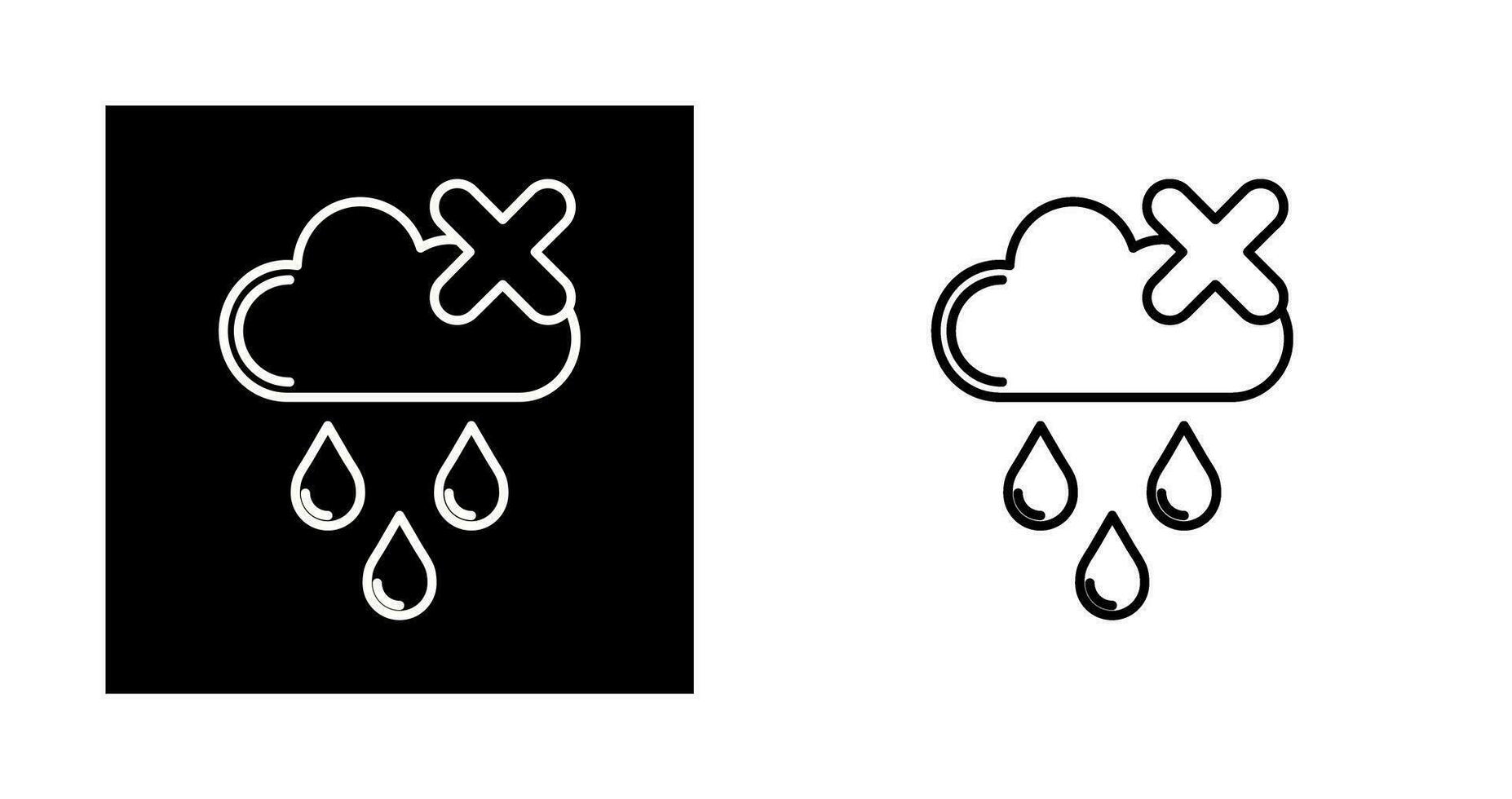 No Rain Vector Icon