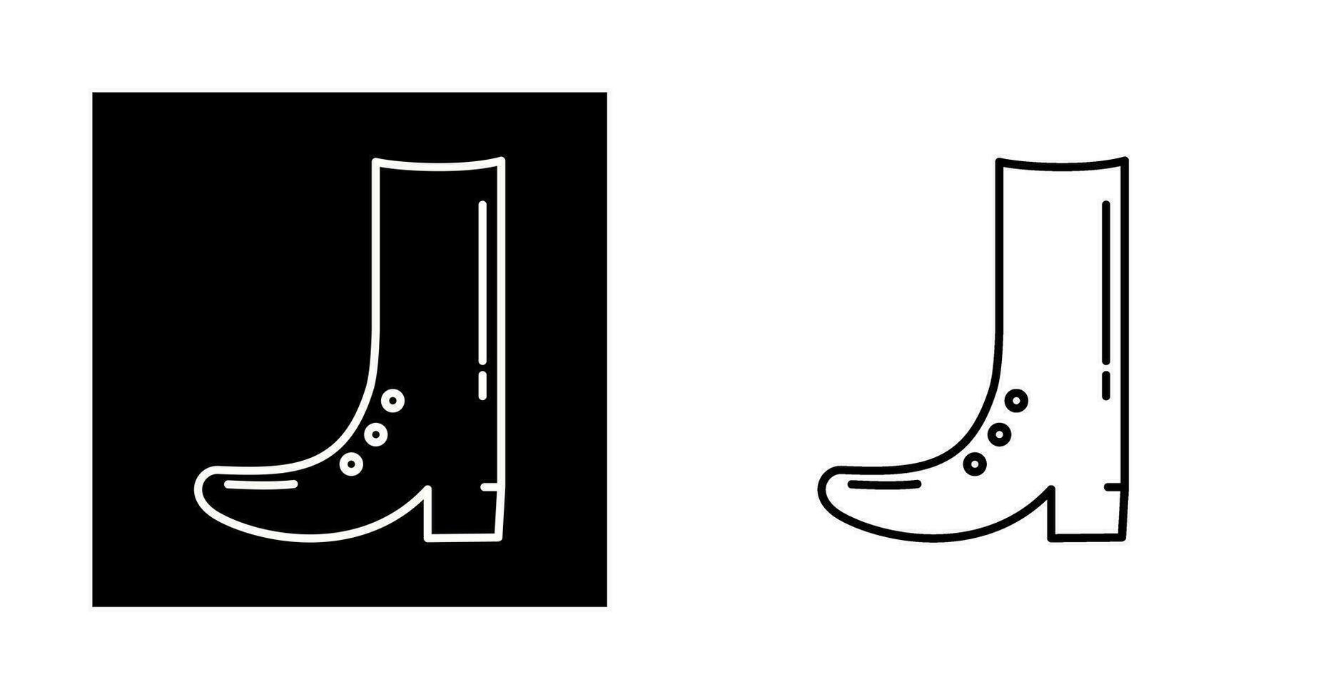 Cowboy Boot Vector Icon