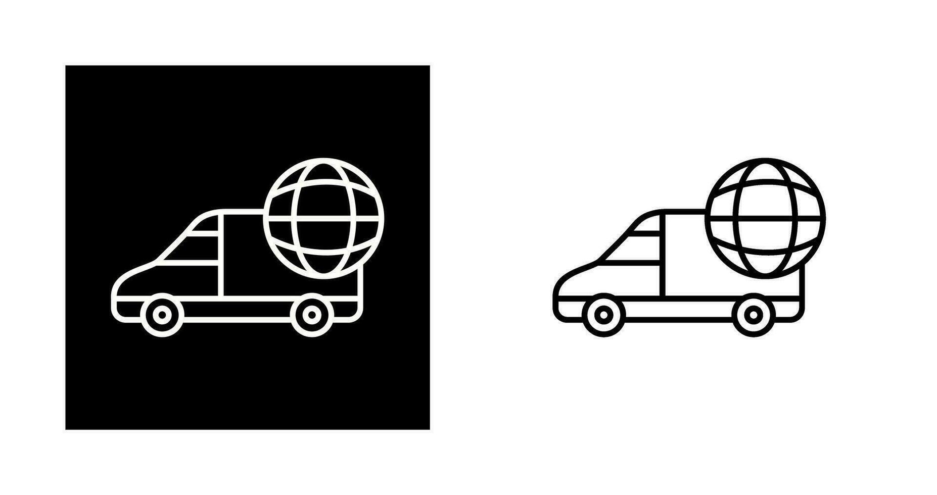 Global Delivery Vector Icon