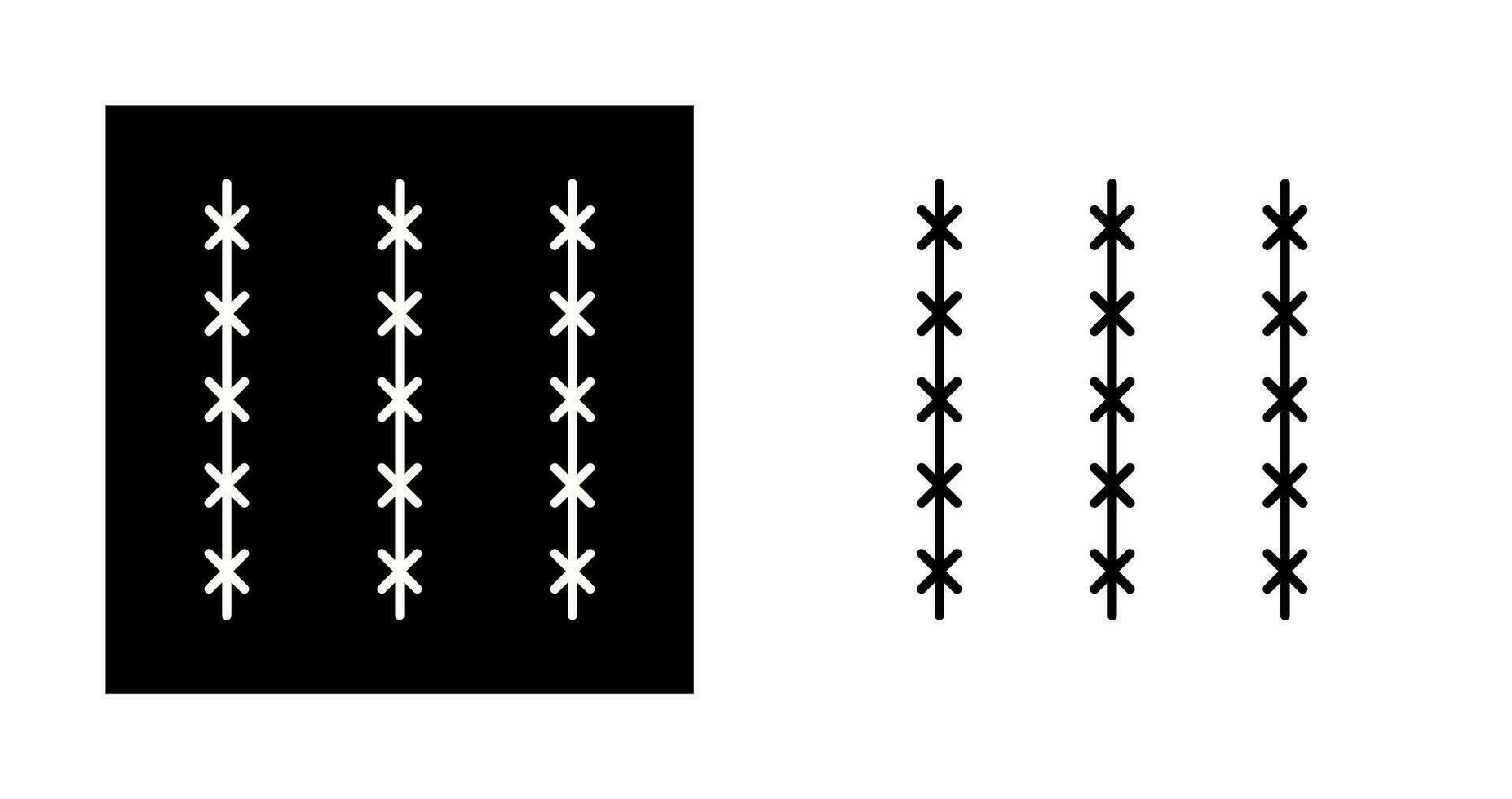 Pointed Wire Vector Icon