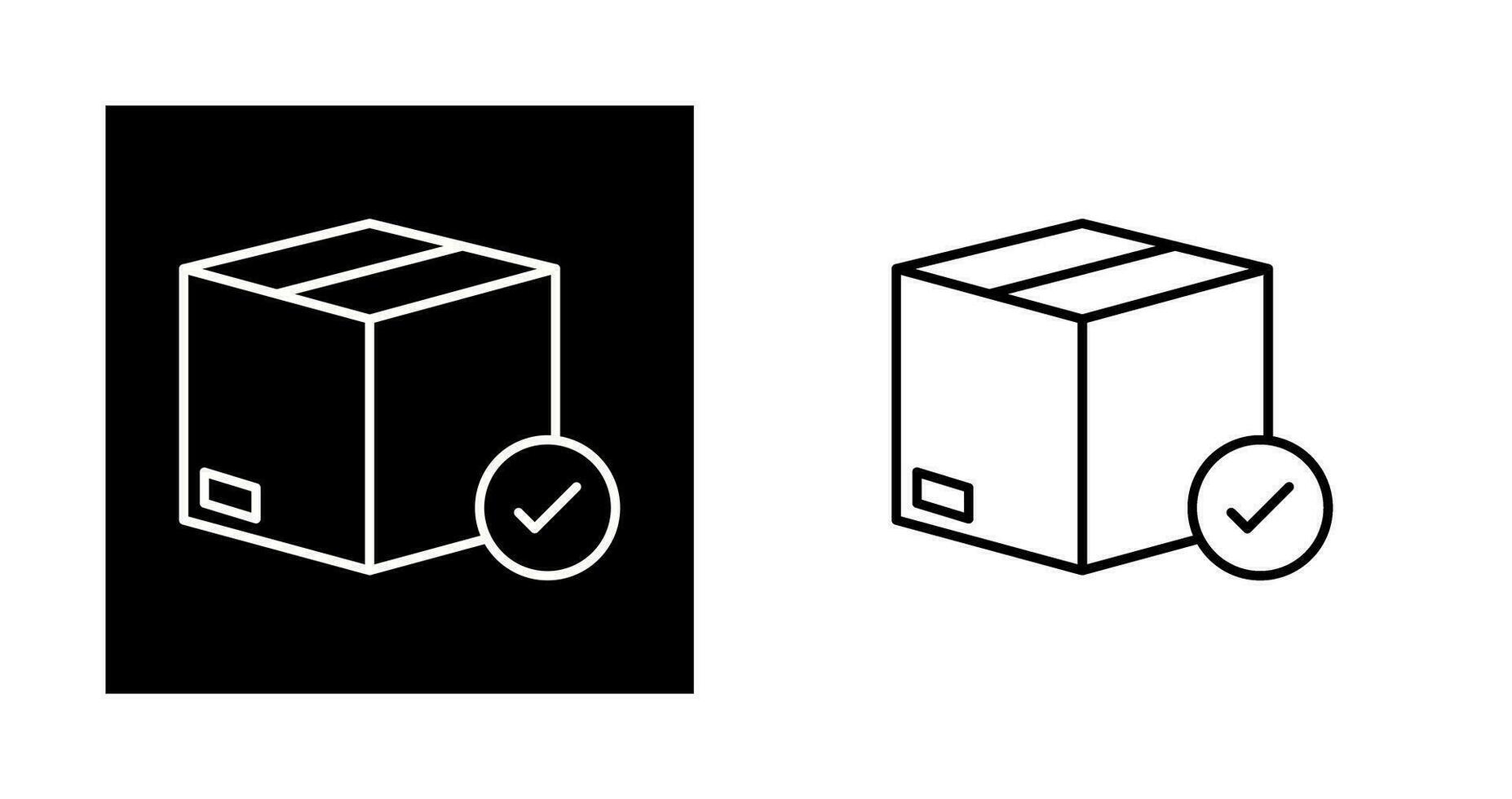 Valid Delivery of Packag Vector Icon