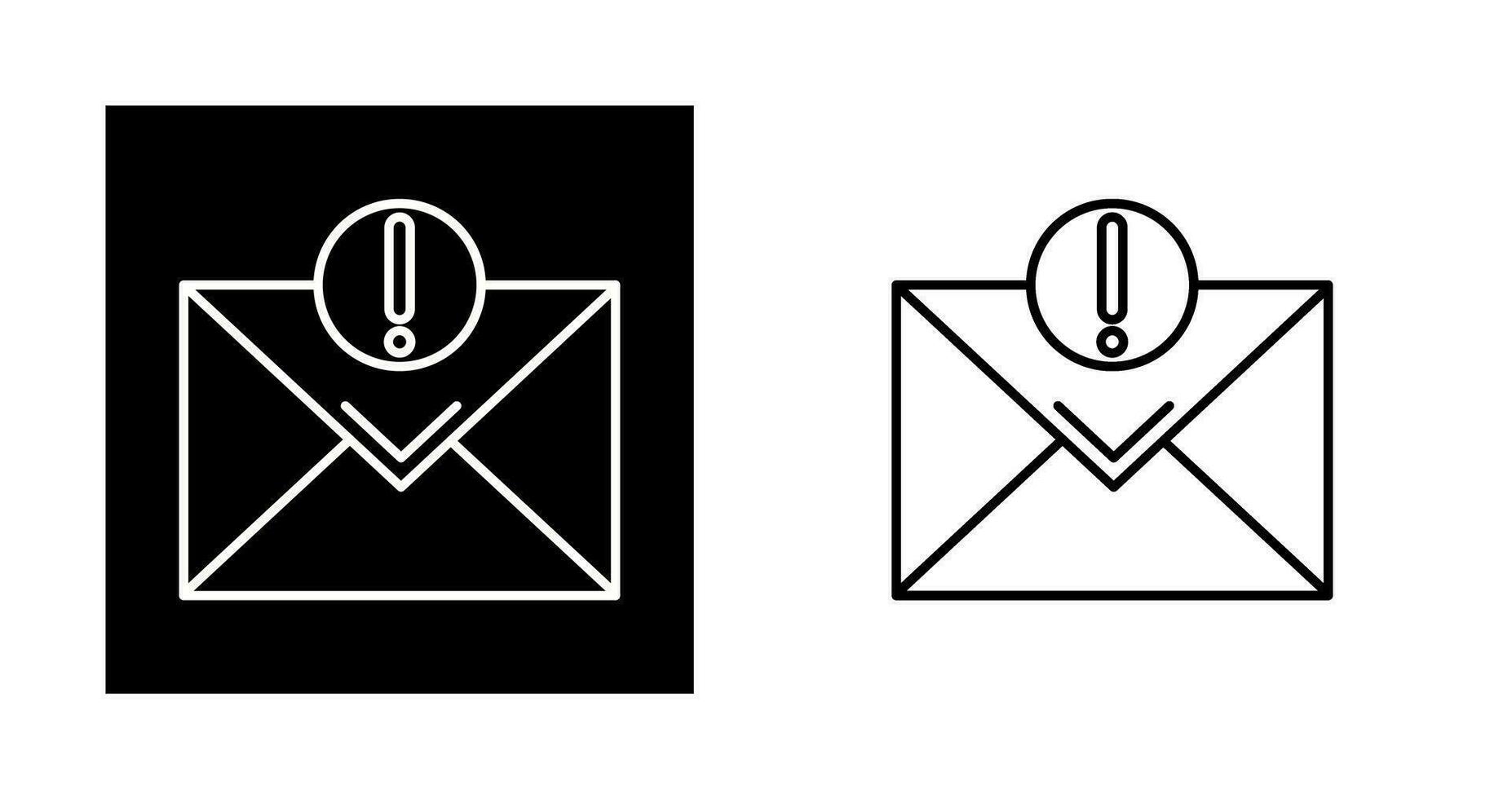 Urgent Mail Vector Icon