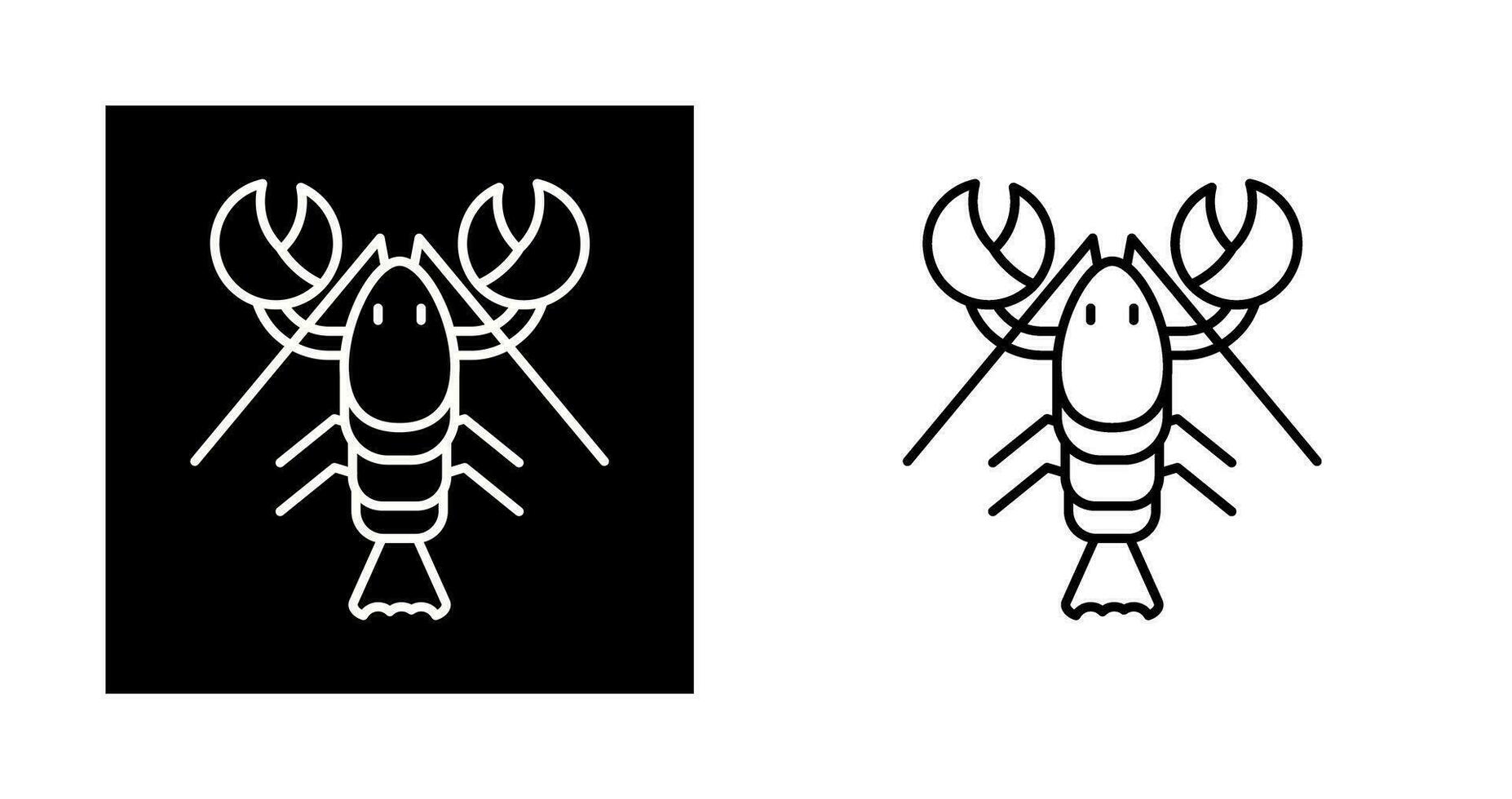 Lobster Vector Icon