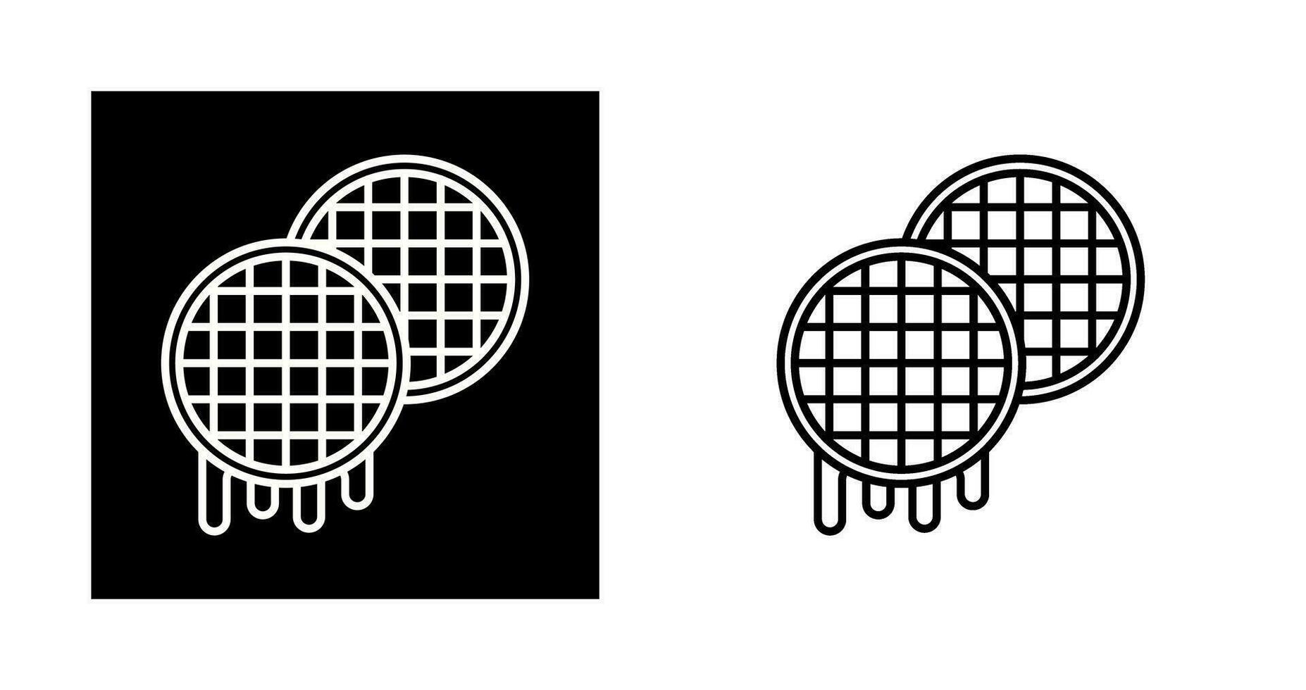 Waffle Vector Icon
