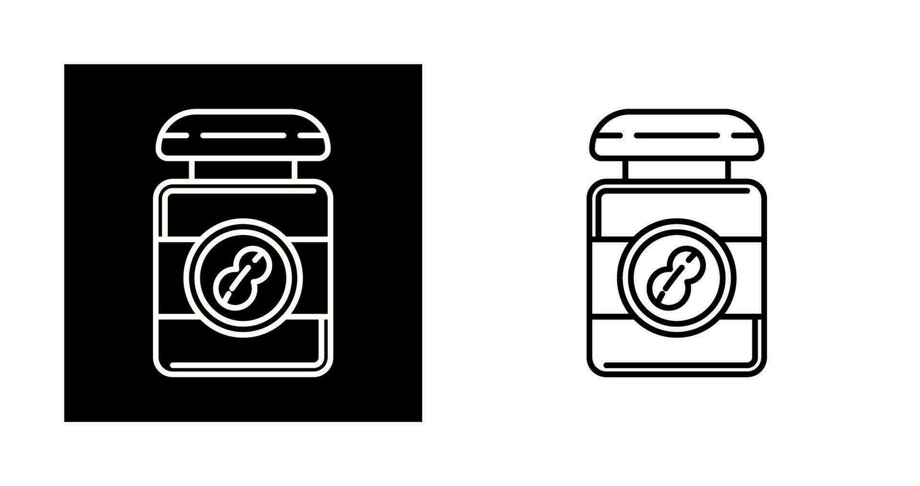 Peanut Butter Vector Icon