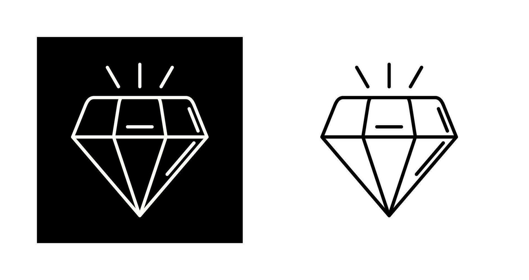 Diamond Vector Icon
