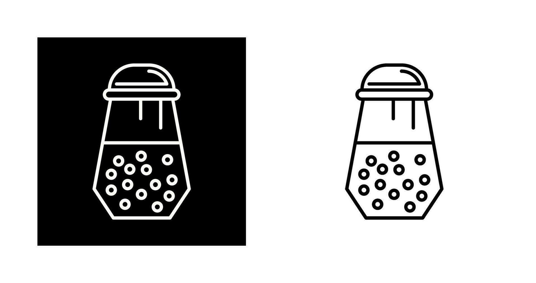 Salt Shaker Vector Icon