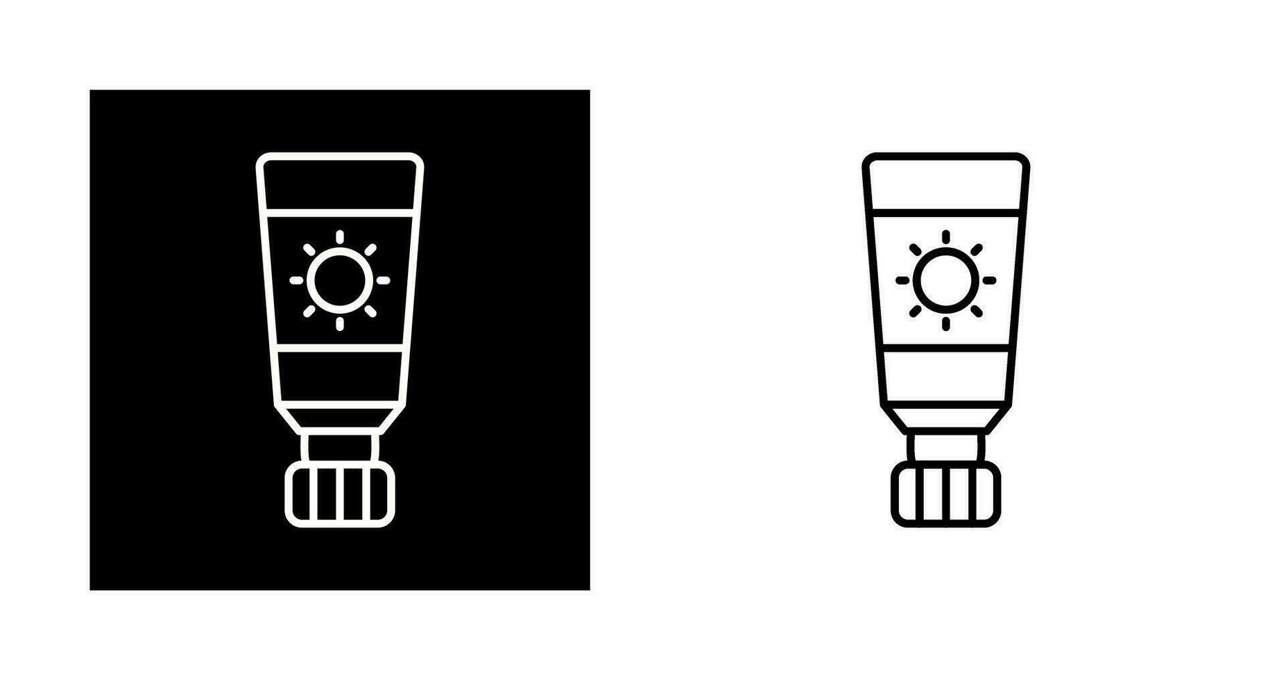 Sunscreen Vector Icon