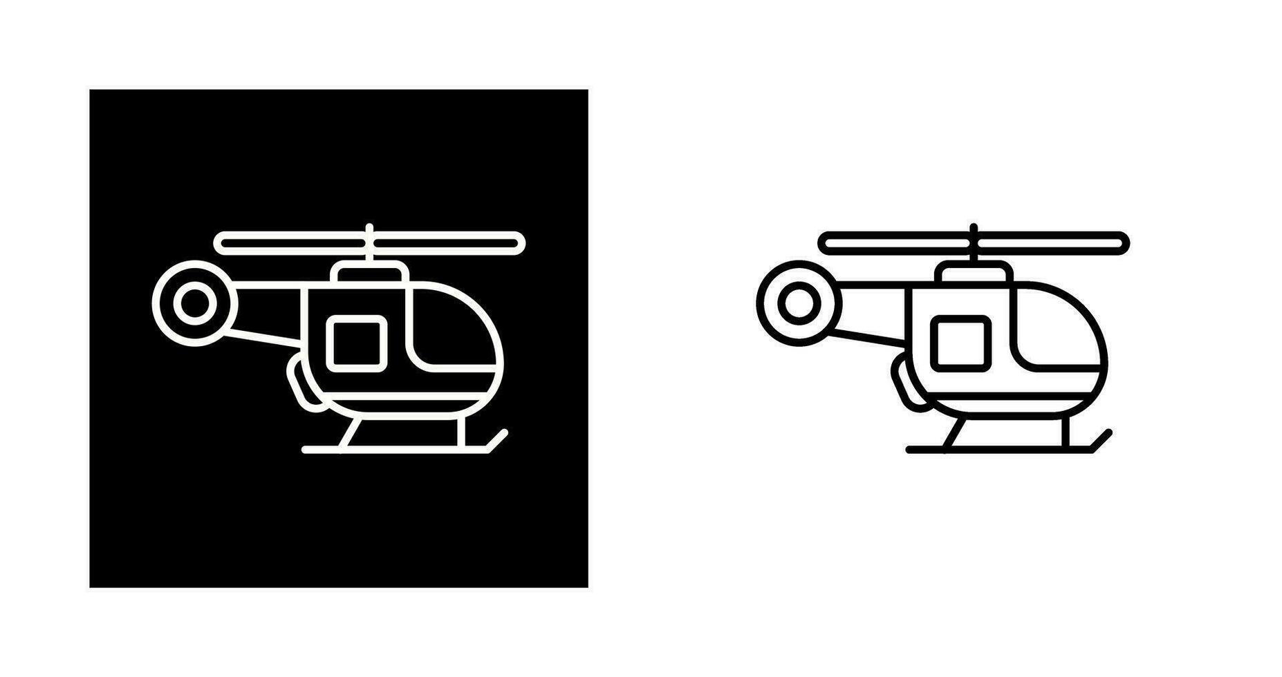 Helicopter Vector Icon
