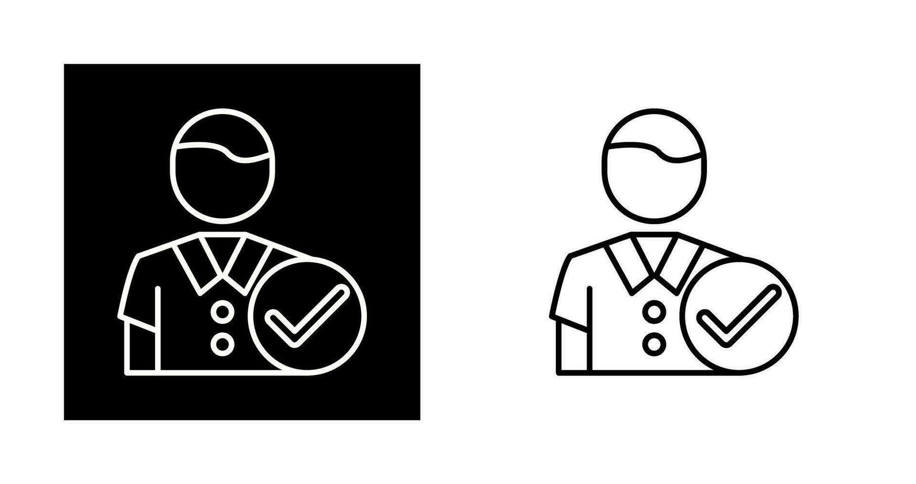 Man Accept Vector Icon