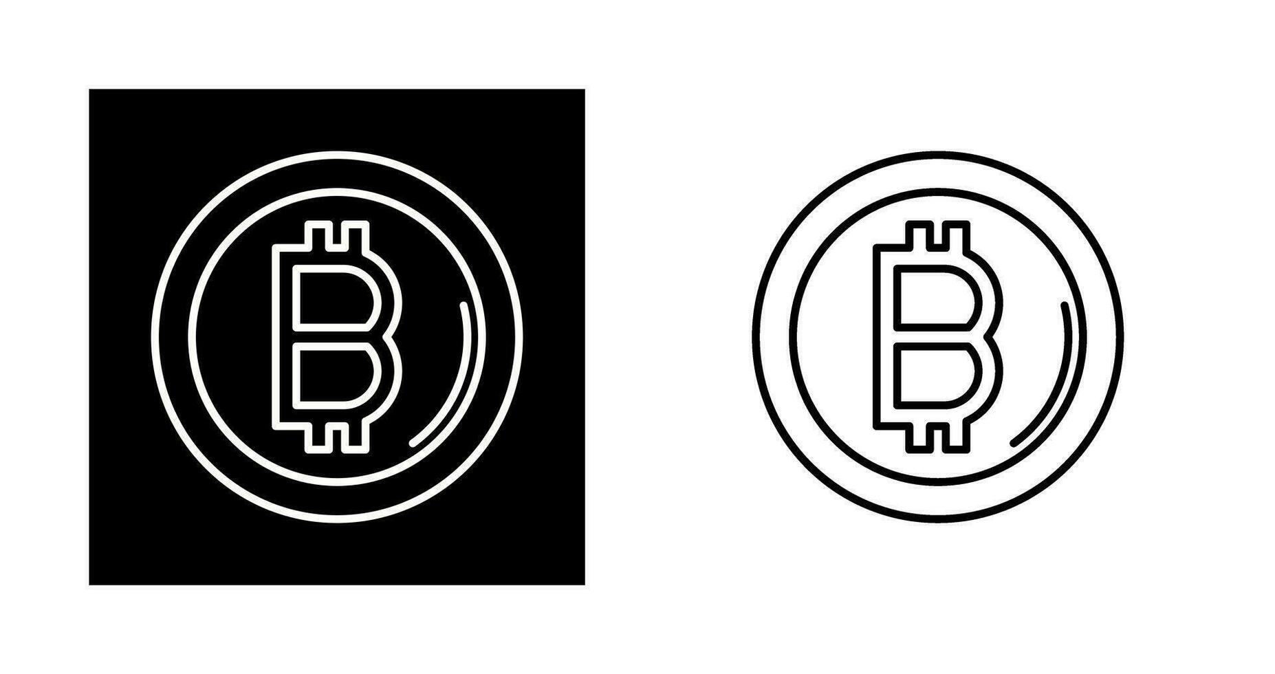 Bitcoin Vector Icon