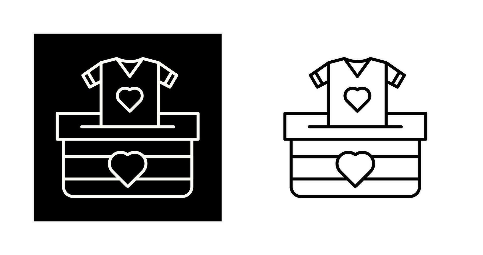 Cloth Donate Vector Icon