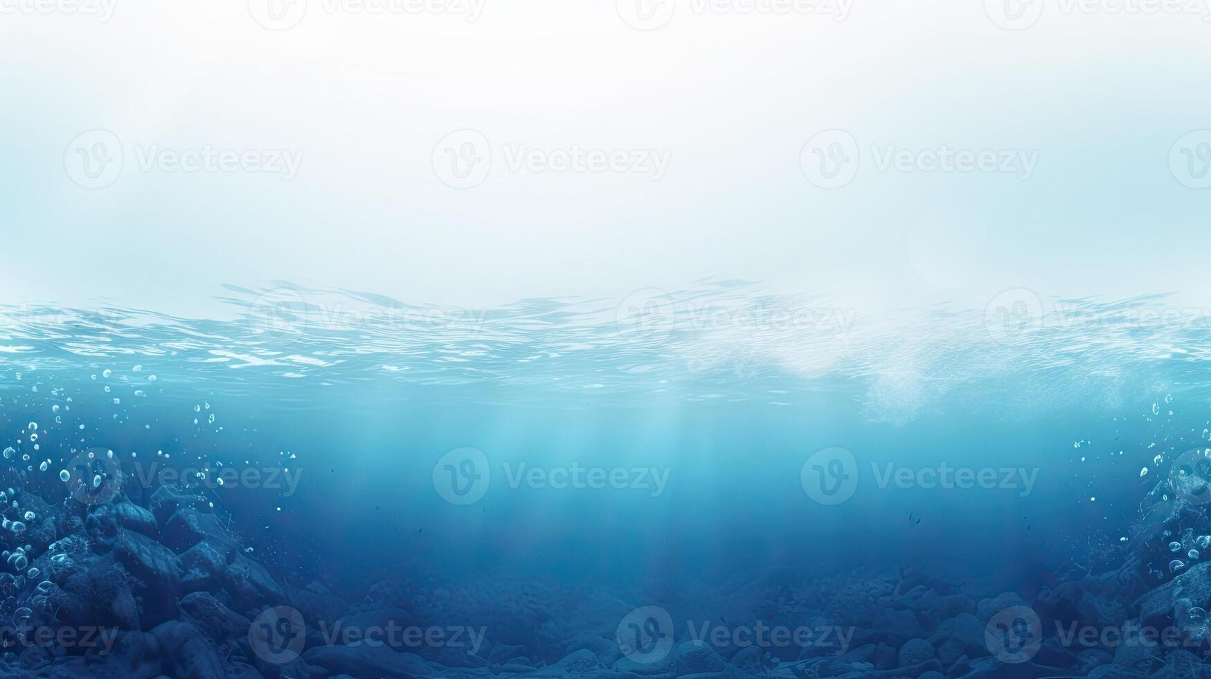 Sea, ocean water. Web banner with copy space. photo