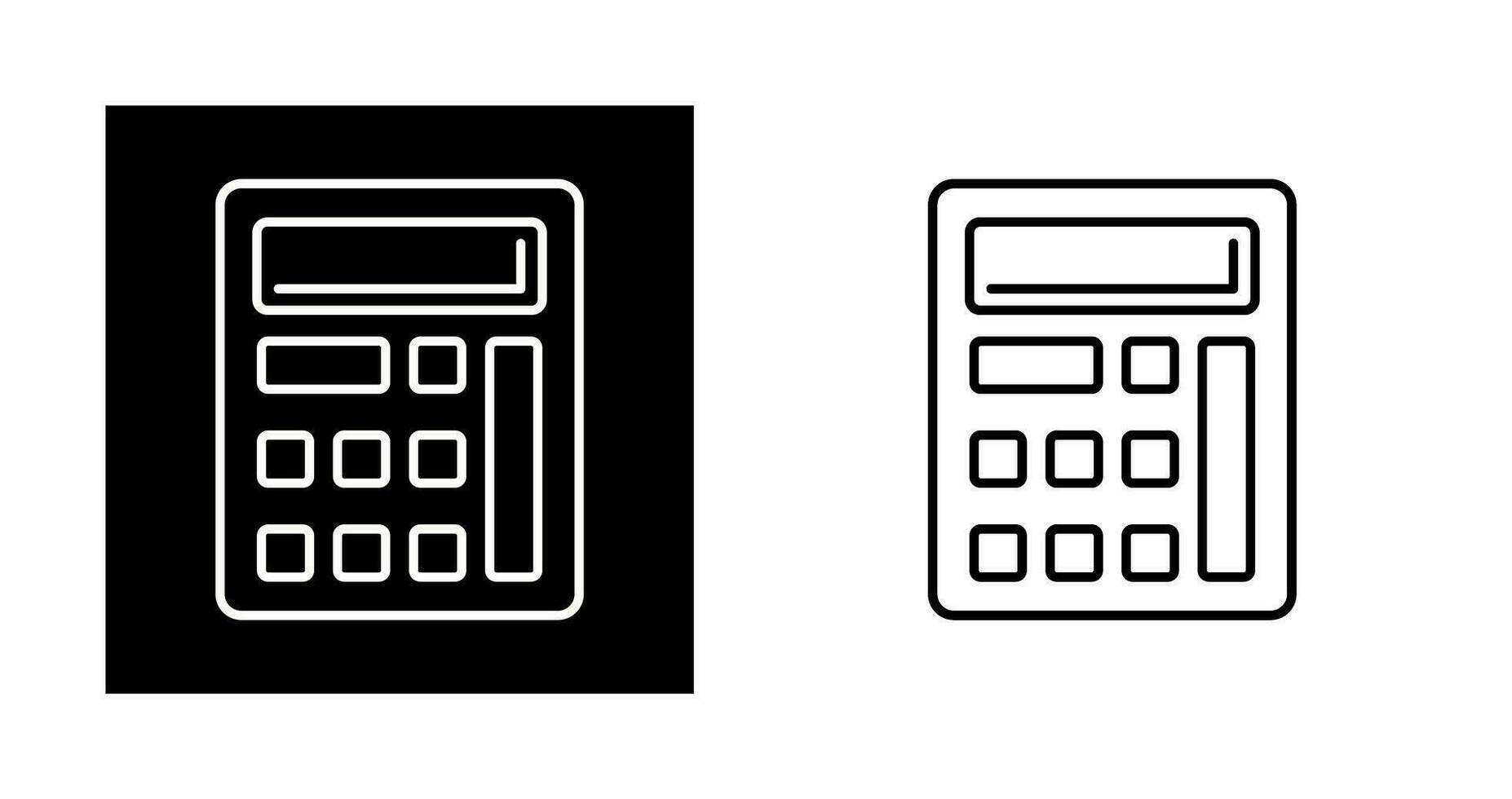 icono de vector de calculadora