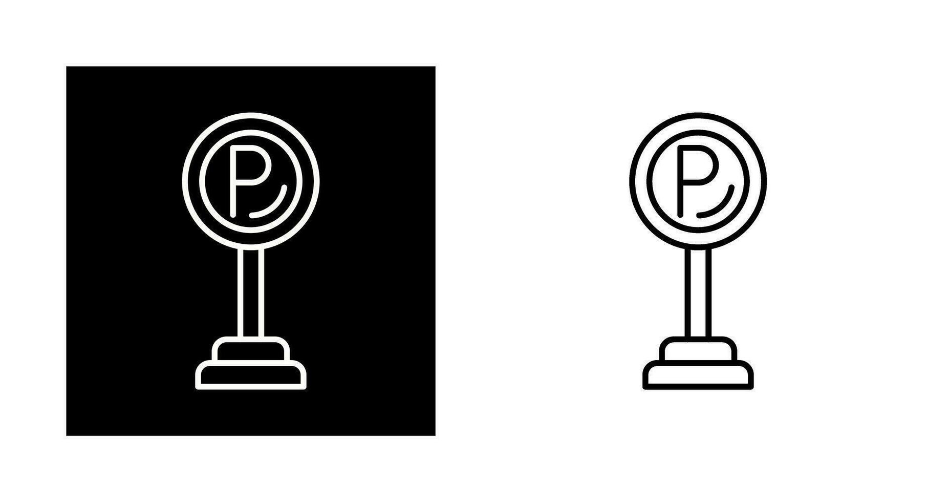 Parking Sign Vector Icon
