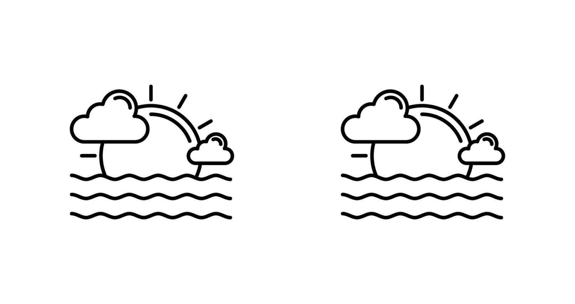Sunset Vector Icon