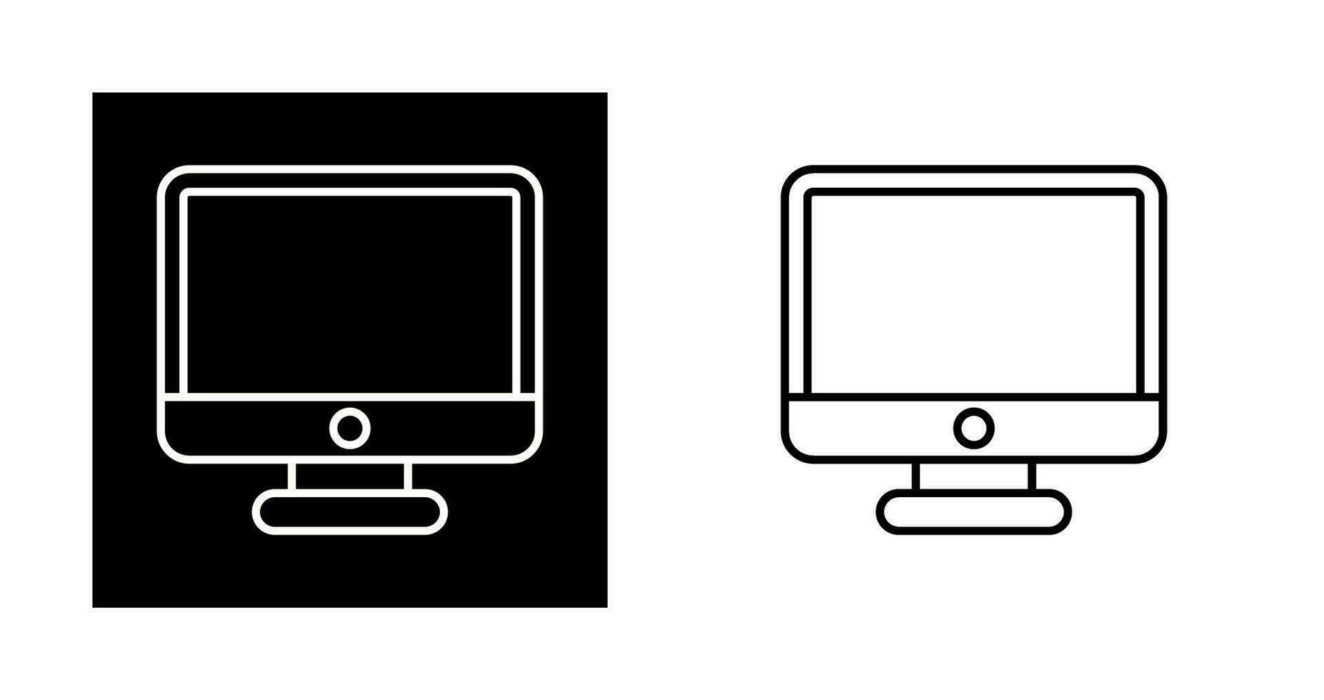 Monitor Vector Icon